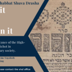 Erev Selichot Program