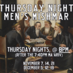 Thursday Night Men's Mishmar