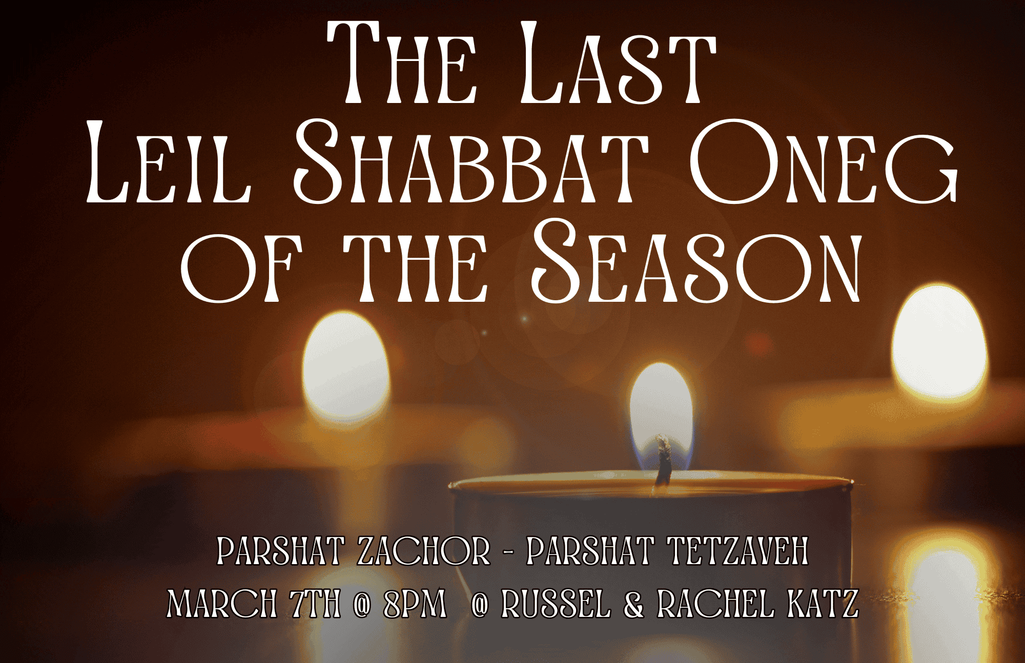 Leil Shabbat Oneg