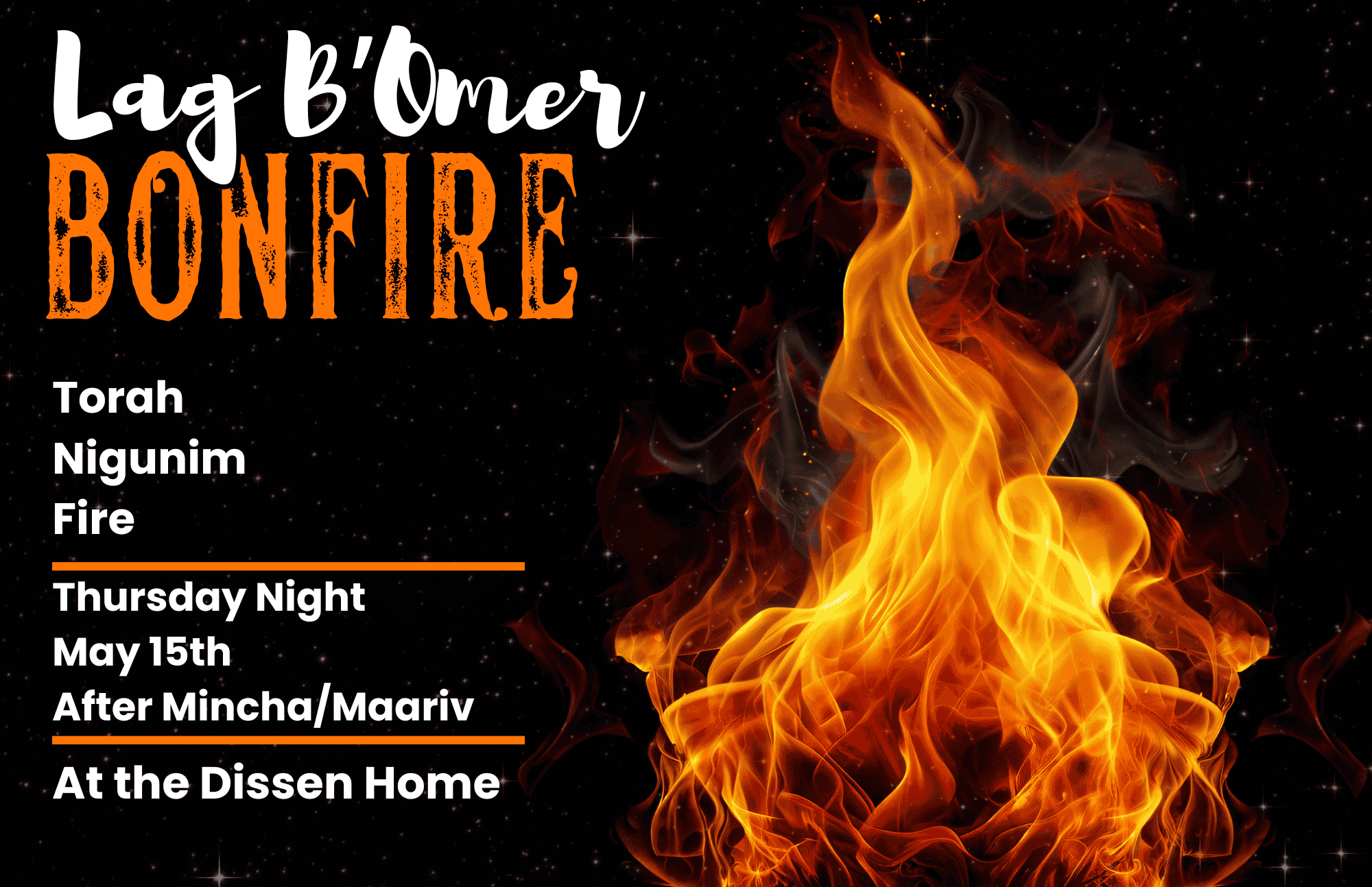 Lag B'Omer Bonfire