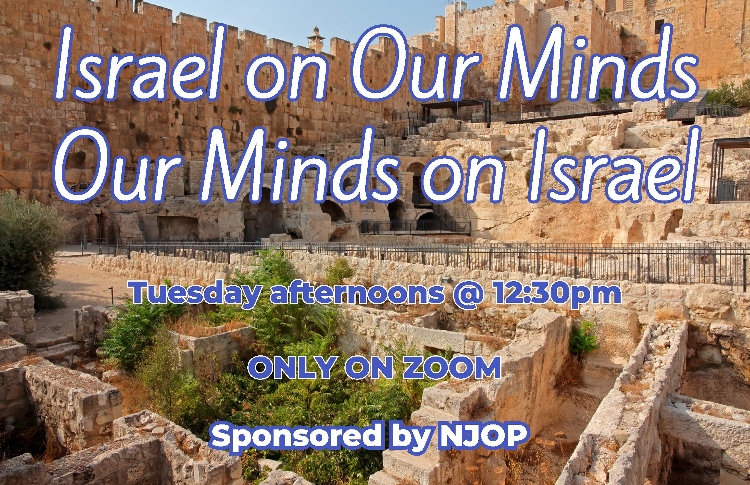 Israel on our Minds