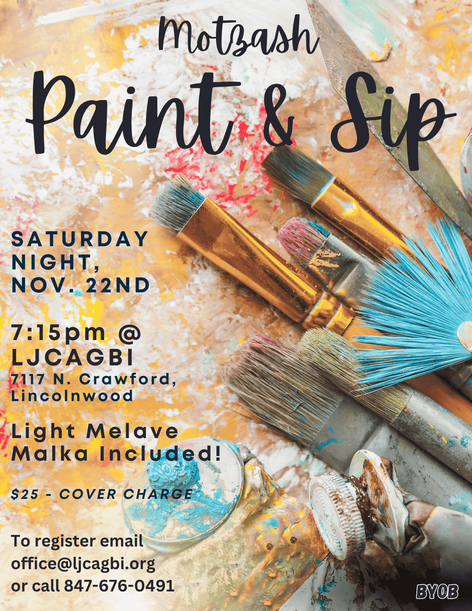 Melava Malka - Paint & Sip