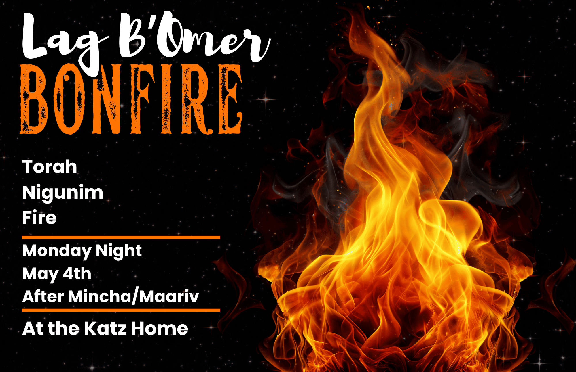 Lag B'Omer Bonfire