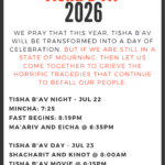 Tisha B'Av Observance