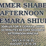 Shabbat Afternoon Gemara Shiur