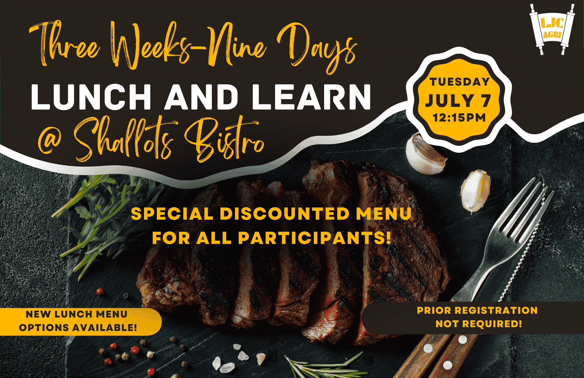 Three Weeks Lunch & Learn