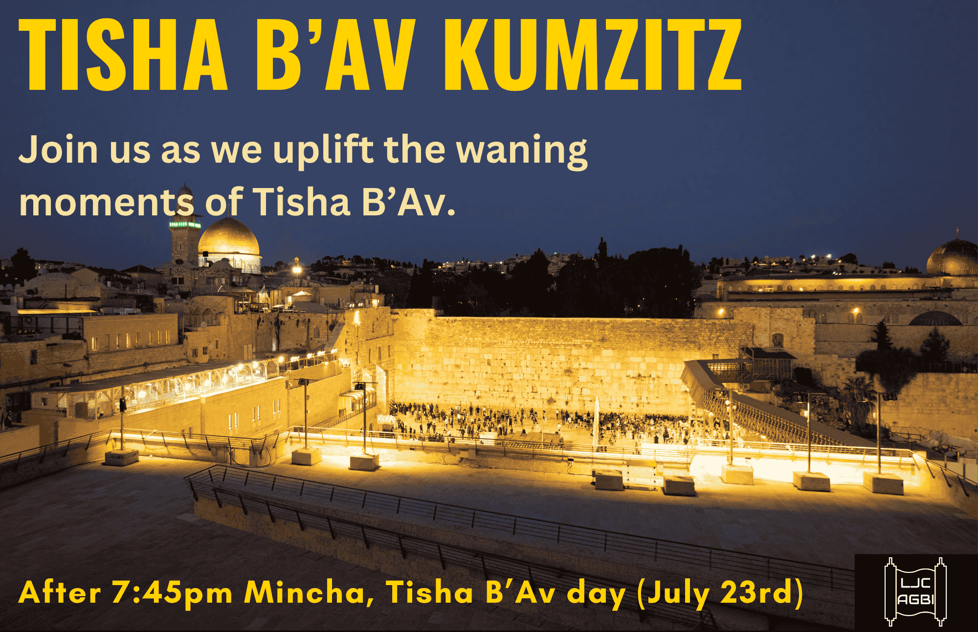 Tisha B'Av Kumzitz