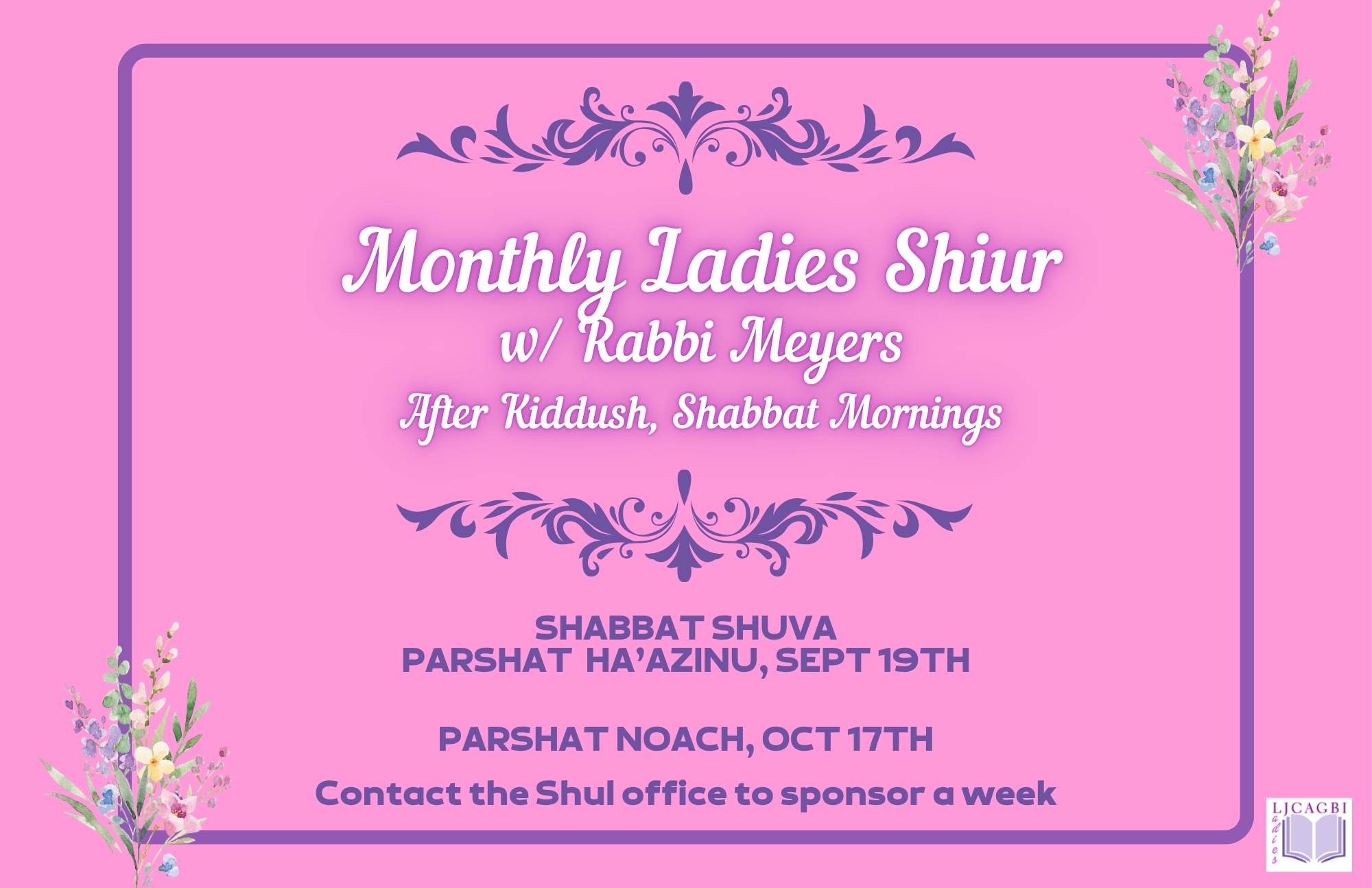 Ladies Shiur