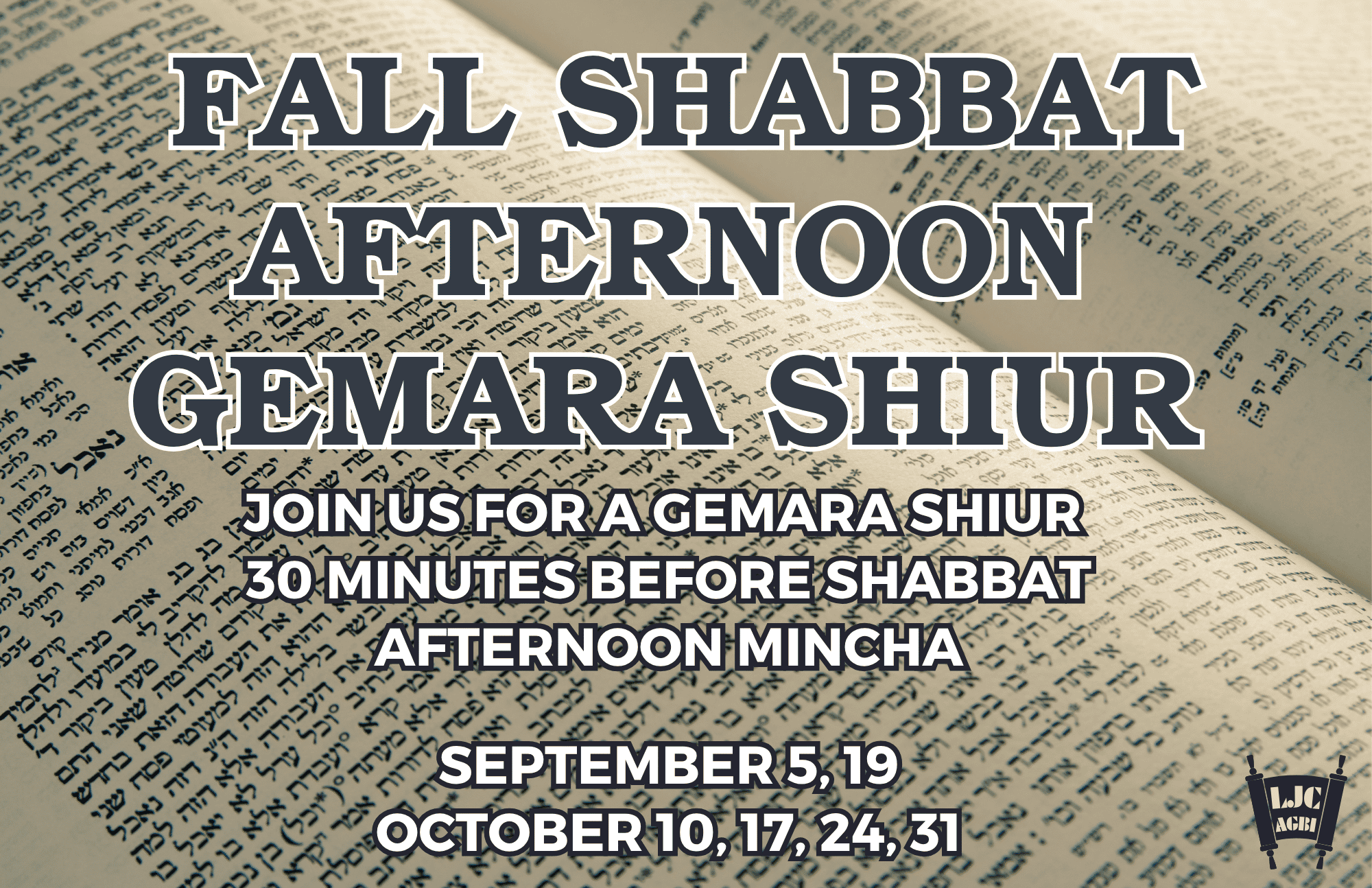Shabbat Gemara Shiur